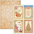 Zestaw papierów do scrapbookingu A4 - Ciao Bella - Dear santa