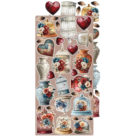 Zestaw dodatków do scrapbookingu - Craft o'clock - Timeless Grace - MIX