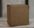 Pudełko na upominki kraft 5x5x5 - Rzeczy z papieru