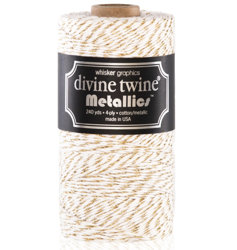 Sznurek - Metallic Gold - Divine Twine - 1 m