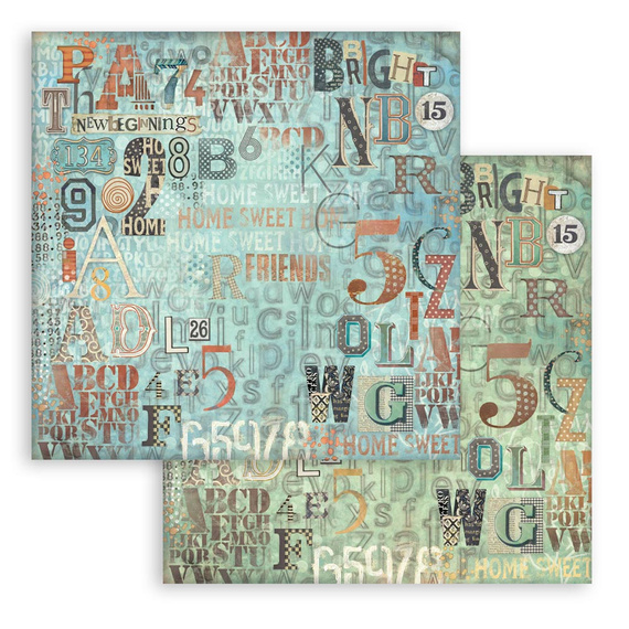 Zestaw papierów do scrapbookingu 30x30 - Furry Friends tła - Stamperia