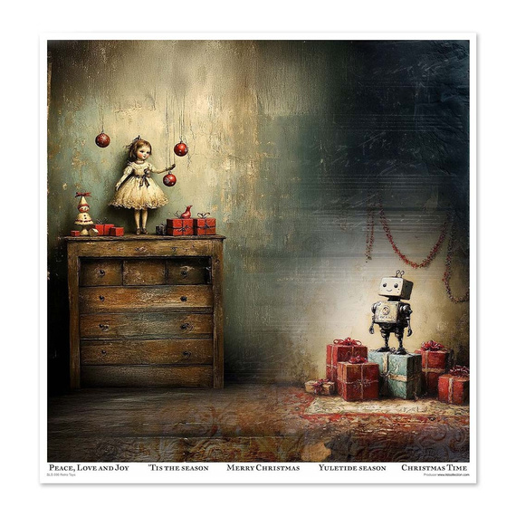 Zestaw papierów do scrapbookingu 30x30 - Retro Toys - Itd Collection