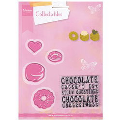 Wykrojnik - Marianne Design - Chocolate - czekoladki ciastka
