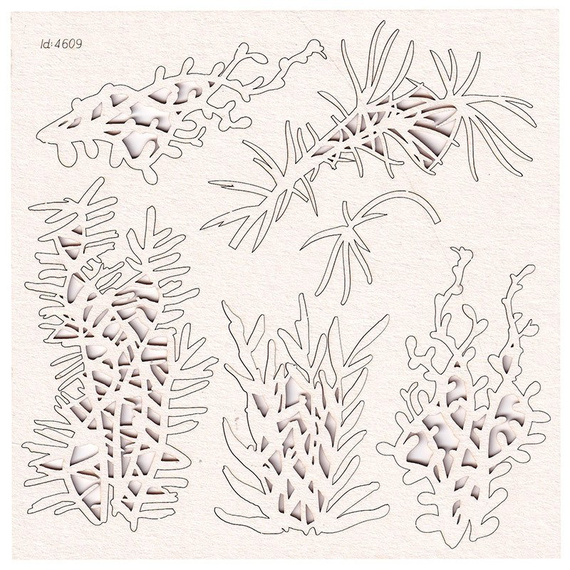 Tekturka - Water plants set 02 - rośliny wodne zestaw 02 - Scrapiniec