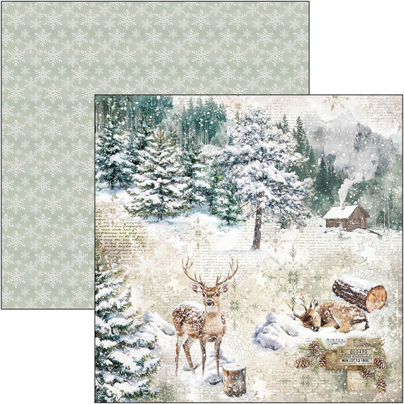 Zestaw papierów do scrapbookingu 30x30cm - Paper Pad - Ciao Bella - Forest Tales