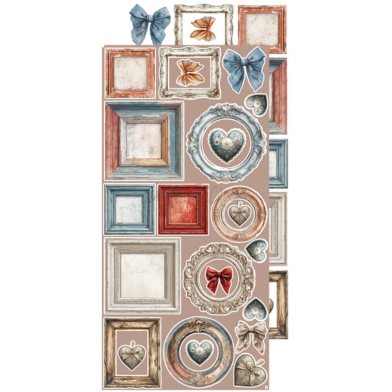 Zestaw dodatków do scrapbookingu - Craft o'clock - Timeless Grace - MIX