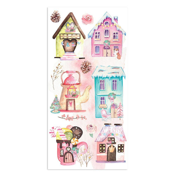 Zestaw papierów do scrapbookingu 15x30 - Stamperia - Christmas Rose