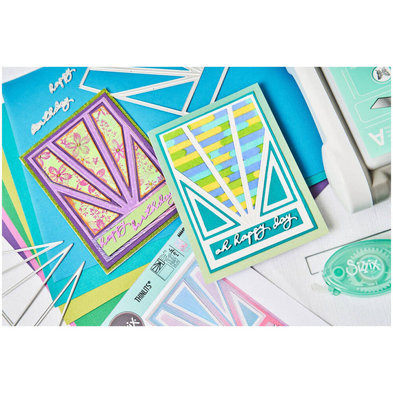 Wykrojnik Sizzix Thinlits - Refined Rays