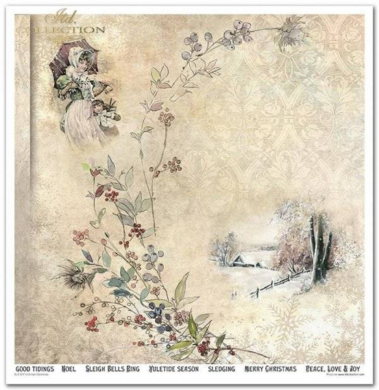 Zestaw papierów do scrapbookingu 30x30 - Victorian Christmas