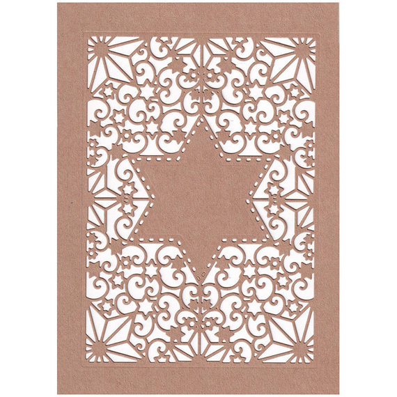 Wykrojnik - First Edition - Card Star - ażur z gwiazdą