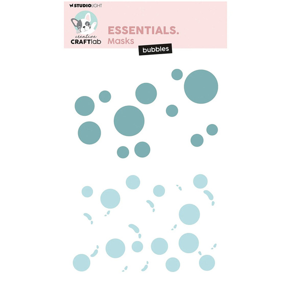 Maska mix media - StudioLight - Bubbles bąbelki
