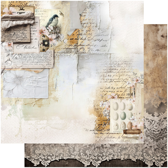 Zestaw papierów do scrapbookingu 30x30 - Alchemy of Art - W ciszy