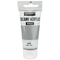 Farba akrylowa creamy acrylic metaliczna srebro/metallic silver 60ml - Pentart