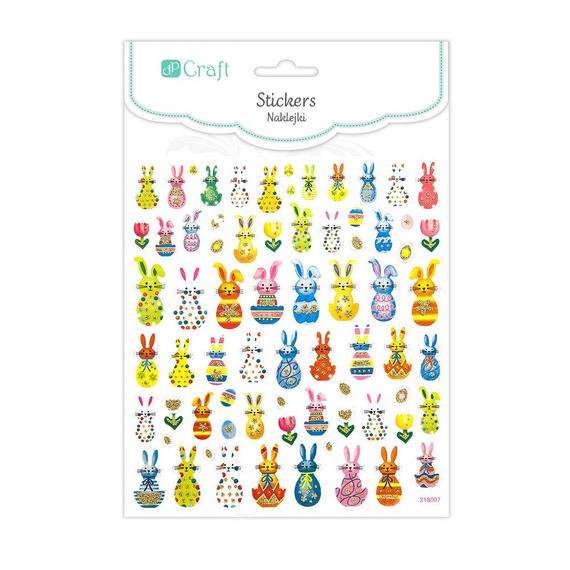 Naklejki - DPCraft - Zajączki 71szt