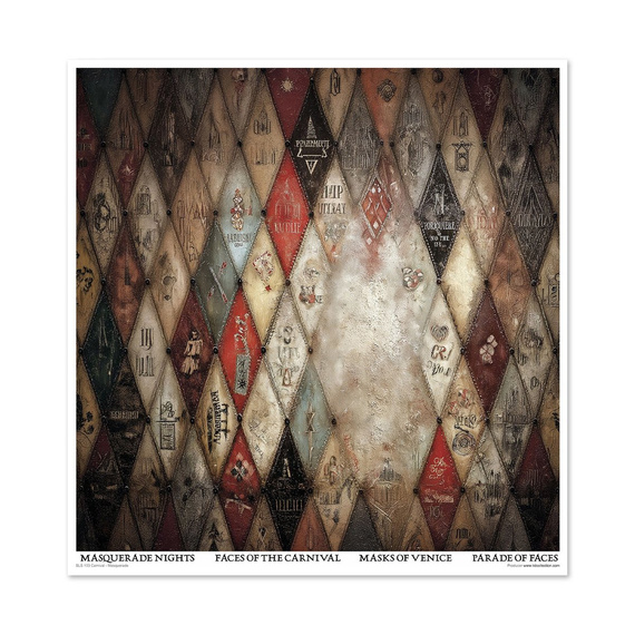 Zestaw papierów do scrapbookingu 30x30 - Carnival - Masquerade - Itd Collection