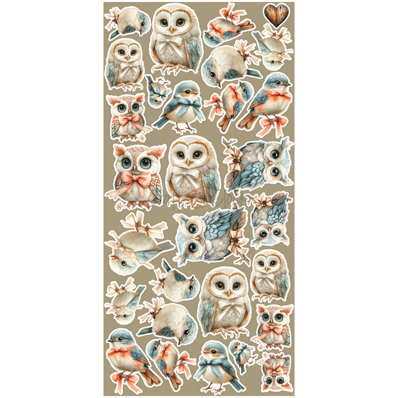 Zestaw papierów do scrapbookingu 15x30 - Craft o'clock - Sprites of Harmony - dodatki Sprites