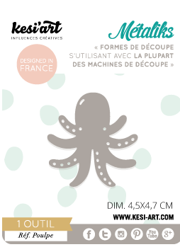 Wykrojnik - Kesi'Art - Octopus / ośmiornica