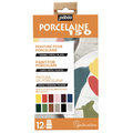 Farby do porcelany - Pebeo - Set exploration no 2 12 x 20ml