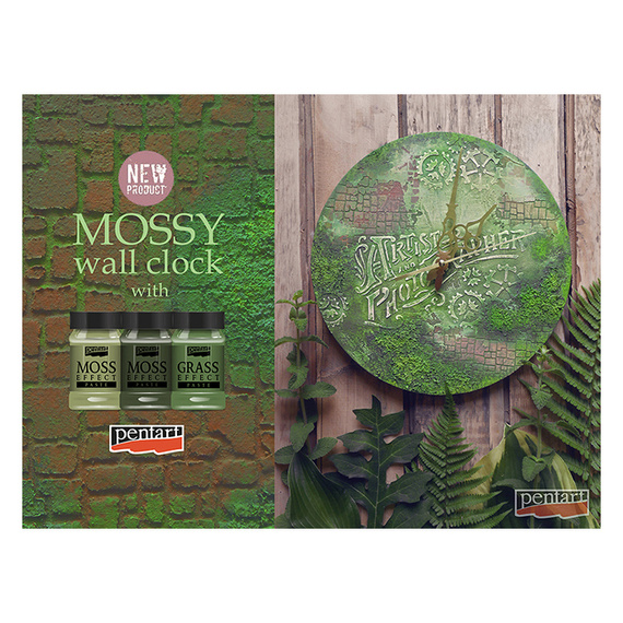 Pasta efekt mchu Moss Effect jasny zielony 100ml - Pentart