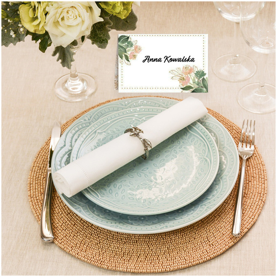 Wizytówki na stół Truly Yours, 10szt. - P13