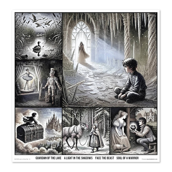 Zestaw papierów do scrapbookingu 30x30 - Lost in a Fairy Tale Zagubieni w bajce - Itd Collection