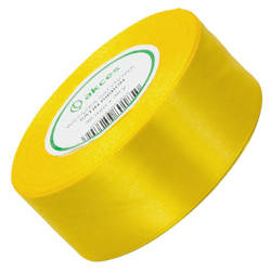 Wstążka satynowa żółta słoneczna 38mm - 32mb