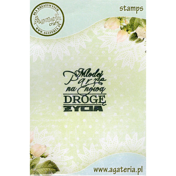 Stempel - Młodej parze na nową drogę życia - Agateria