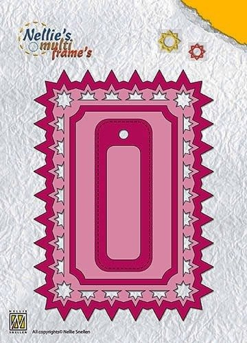 Wykrojnik - Nellie's Choice - MFD098 ramki etykietki