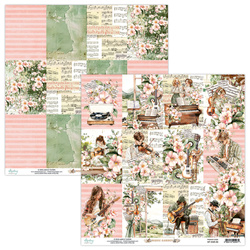 Papier do scrapbookingu 30x30 - Mintay - Music Garden 06