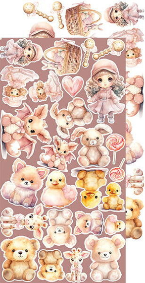 GIRL & CURL - Craft o'clock - zestaw dodatków - MIX