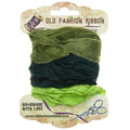 Zestaw wstążek vintage old fashion ribbon