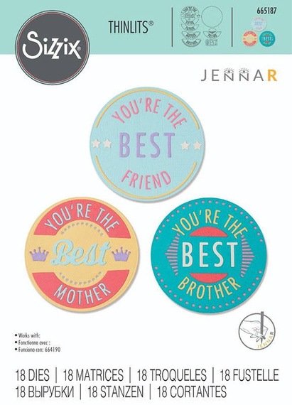 Wykrojnik Sizzix Thinlits - You're The Best