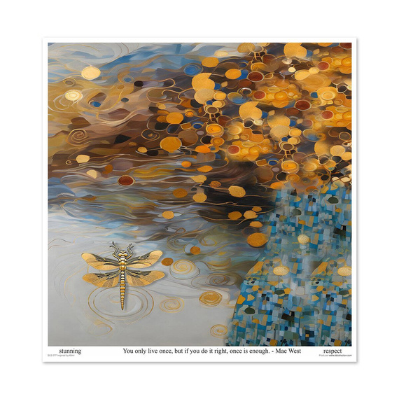 Zestaw papierów do scrapbookingu 30x30 - Itd Collection - Inspired by Klimt