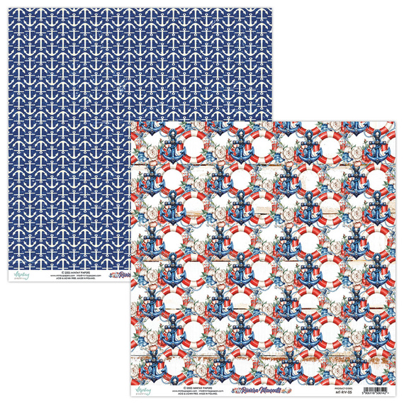 Zestaw papierów do scrapbookingu 30x30 - Mintay - Riviera Moments