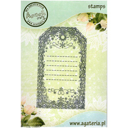 Stempel - Tag świąteczny - Agateria