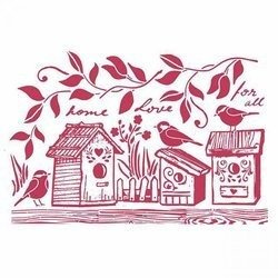 Szablon / maska 21x29,7 - Stamperia - Ptasie domki