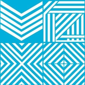 Maska 30x30 - Angular Motion - wzory geometryczne