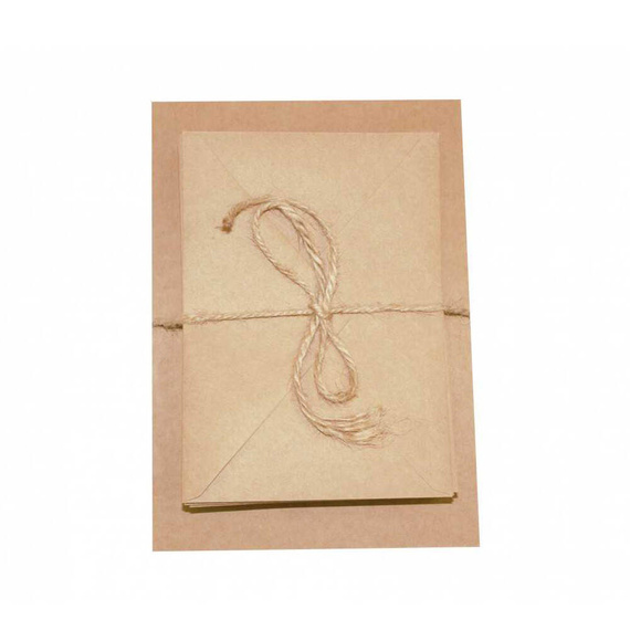 Zestaw bazy i koperty EKO Kraft C6 - 25 szt