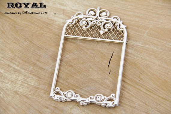 Tekturka Royal Okno 01 - window 01 - Scrapiniec