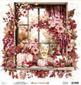 Papier do scrapbookingu 30x30 - Mintay - Rust & Rose 02