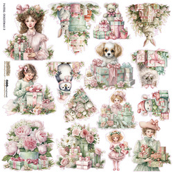 Naklejki - ScrapLove - Pastel Christmas 2