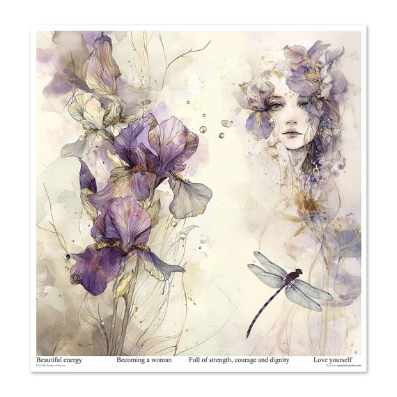 Zestaw papierów do scrapbookingu 30x30 - Garden of Muses - Itd Collection