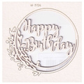 Tekturka Hi Summer Frame 03 Wishes - Happy Birthday  - Scrapiniec