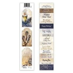 Papier do scrapbookingu 5x30 pasek - Lexi Design - Cinnamon Christmas 02