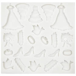 Foremka silikonowa - Pentart - Ślub