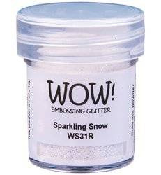Puder do embossingu z brokatem - Wow! - Sparkling Snow