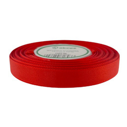 Tasiemka / wstążka rypsowa 12mm czerwona 22,5mb