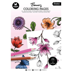Flowers Coloring Pages - Studio Light - kwiatowe arkusze do kolorowania dla dorosłych i dzieci