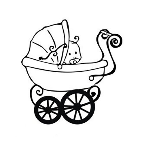 Stempel - Wózeczek - Agateria