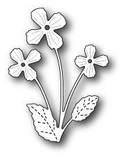 Wykrojnik - Poppystamps - Darling Viola 1417